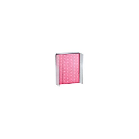 Azar Displays 16"W x 20.25"H Pegboard Powerwing Display 700357-PNK